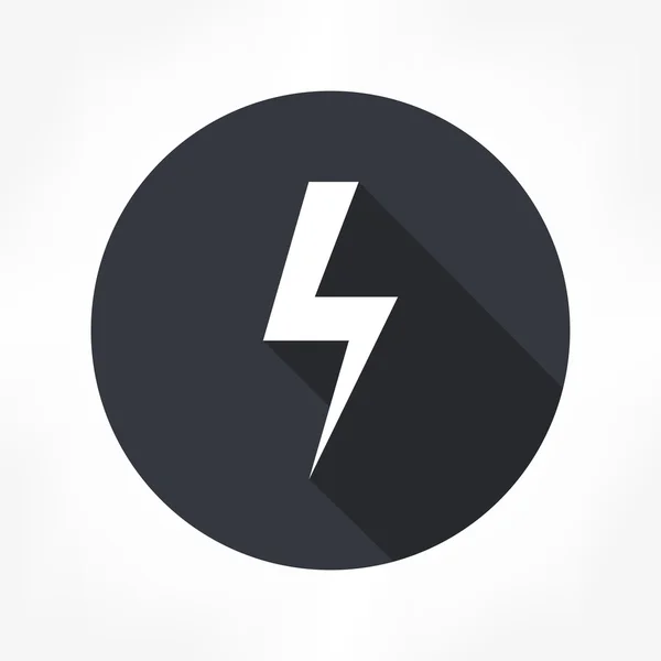 Thunder icon — Stock Vector