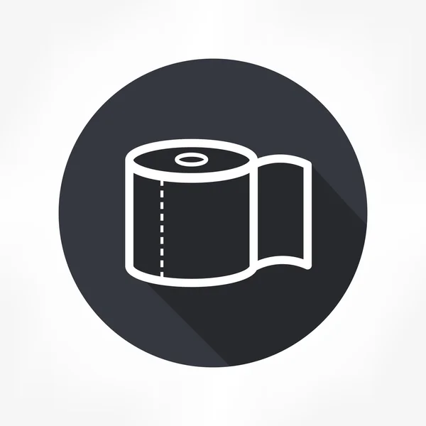 Toilet paper icon — Stock Vector