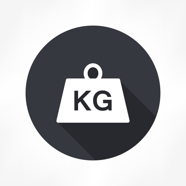 weight kilogram icon