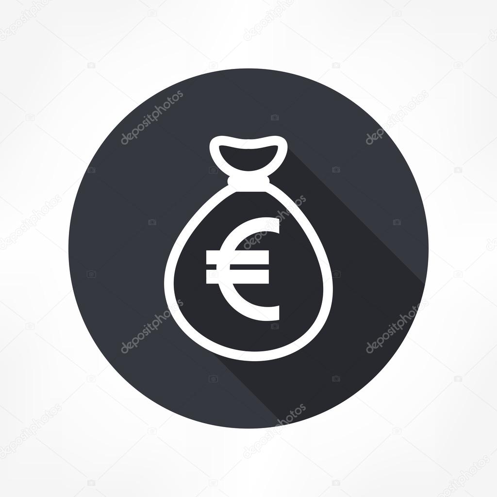 Money bag euro icon Stock Vector Image by ©TKot 57254683