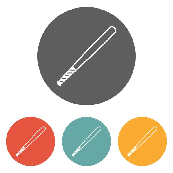 Baseball bat icon — Stock Vector