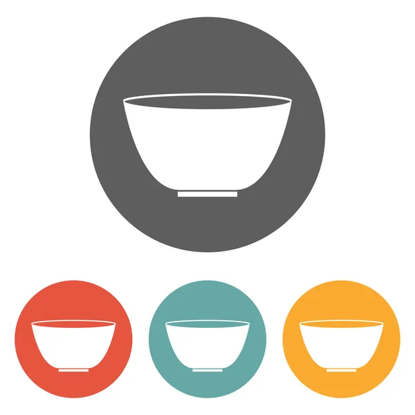 Bowl icon — Stock Vector