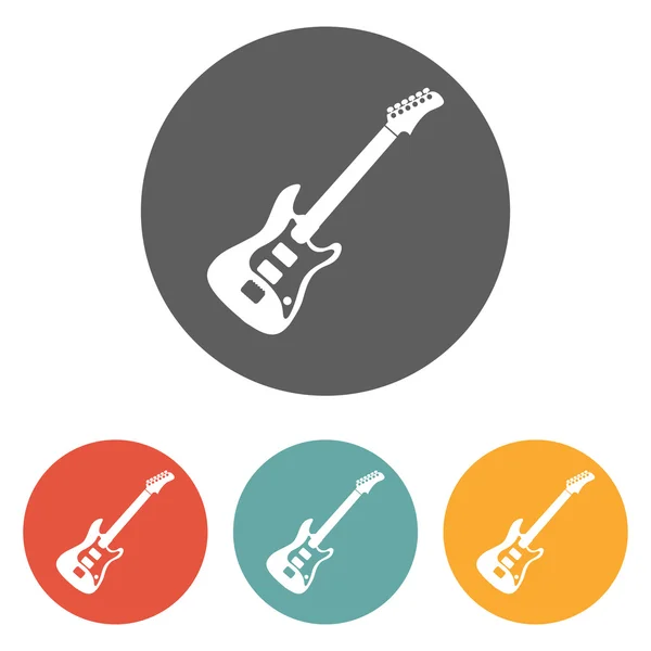 Icône guitare — Image vectorielle