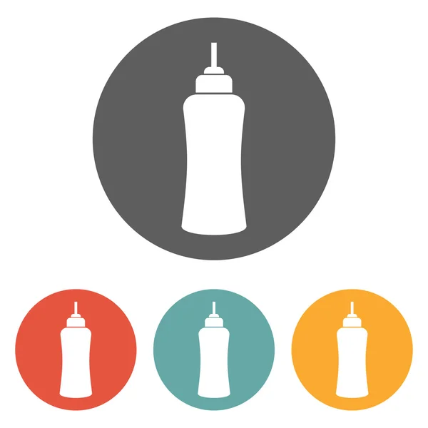 Icono de la botella de ketchup — Archivo Imágenes Vectoriales