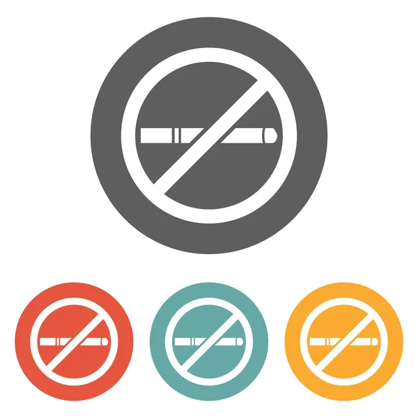 No fumar icono — Archivo Imágenes Vectoriales