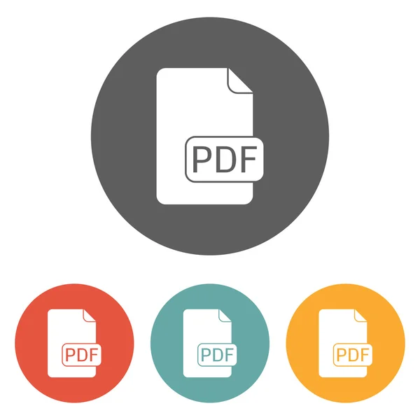 Datei pdf-Symbol — Stockvektor