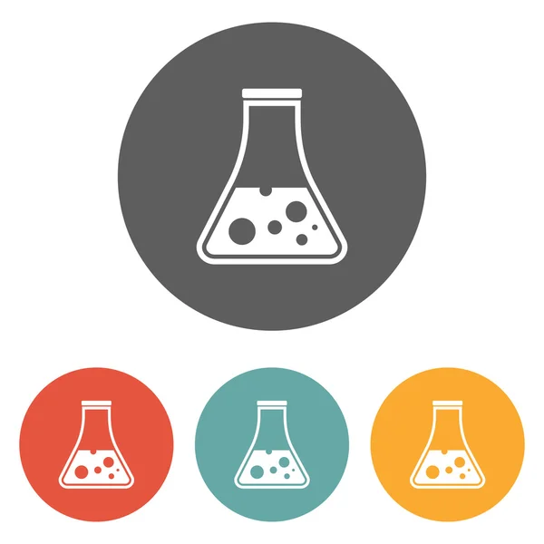 Pictogram van de testbuis — Stockvector