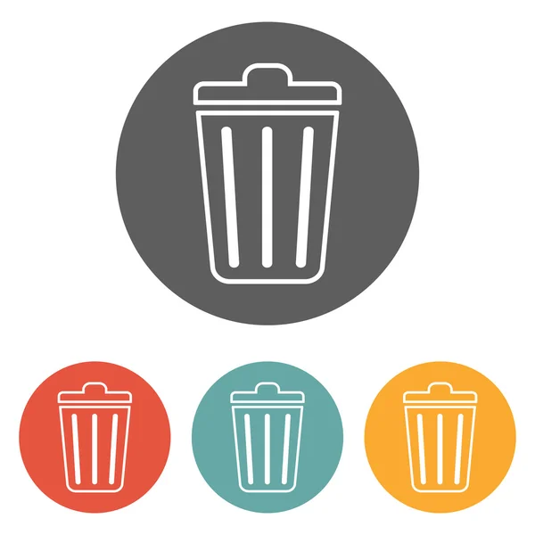 Trash icon — Stock Vector