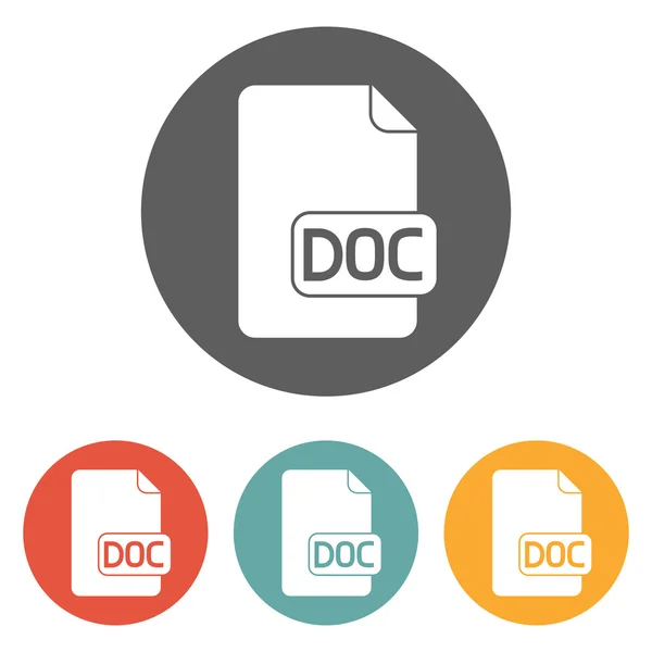 Fichier icône DOC — Image vectorielle
