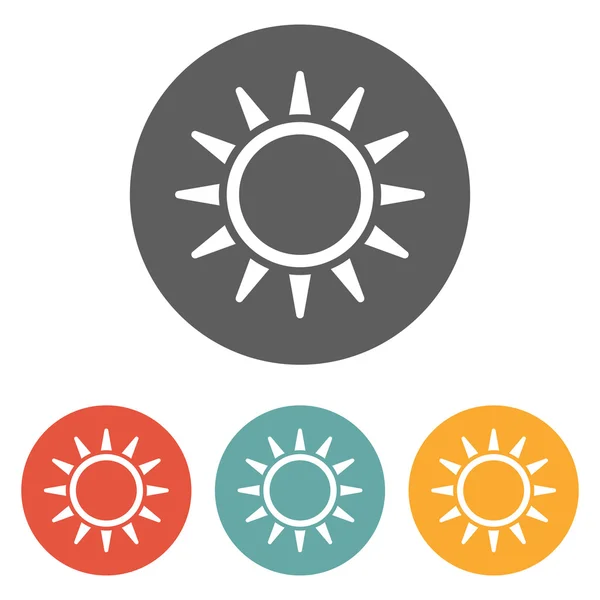 Ikona słoneczka — Wektor stockowy