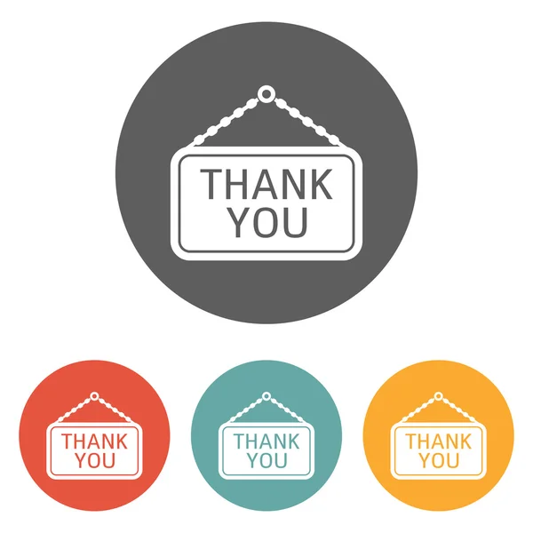 Thank you icon — Stock Vector