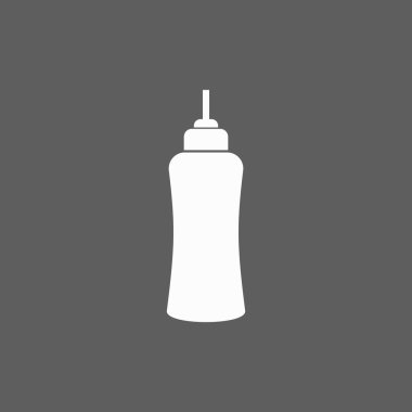 ketchup bottle icon clipart