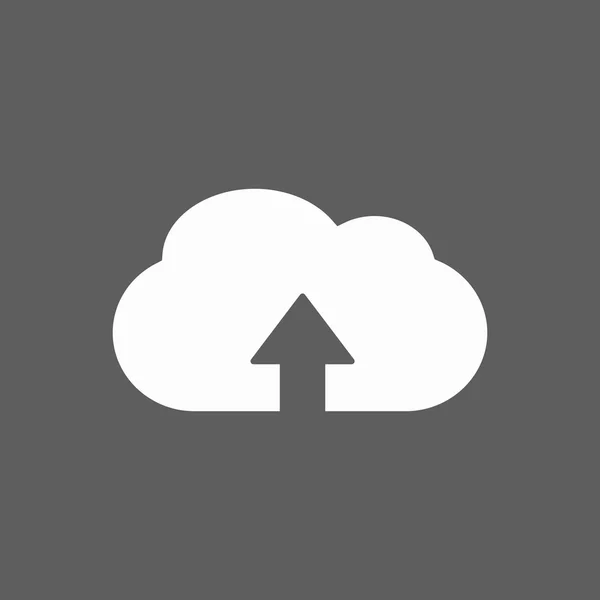 Cloud-Upload-Symbol — Stockvektor