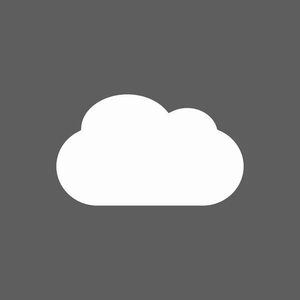 Icono de nube — Vector de stock