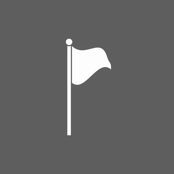 Vlag, pictogram — Stockvector