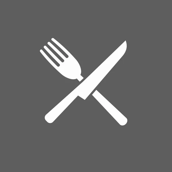 Ícone de faca de garfo —  Vetores de Stock