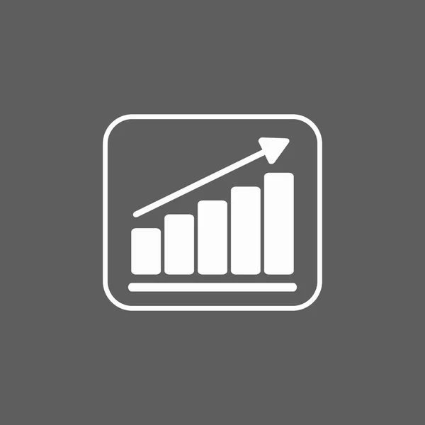 Crescer ícone gráfico —  Vetores de Stock