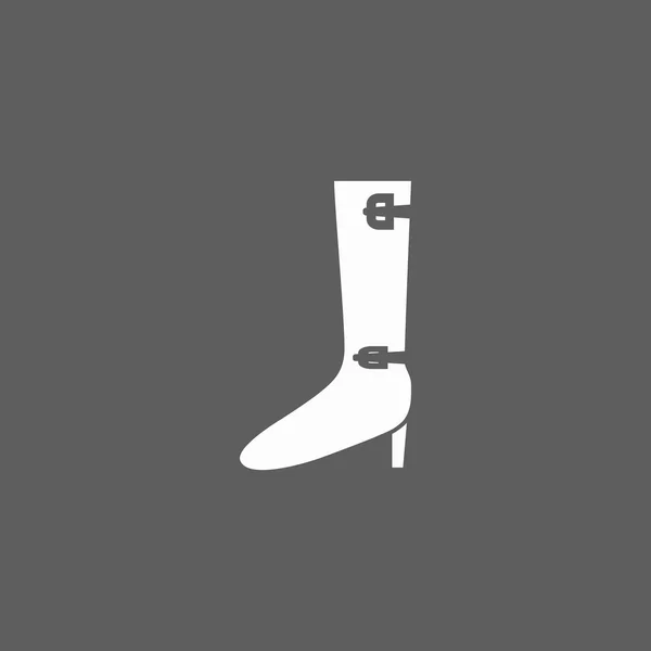 Icône de bottes à talon haut — Image vectorielle