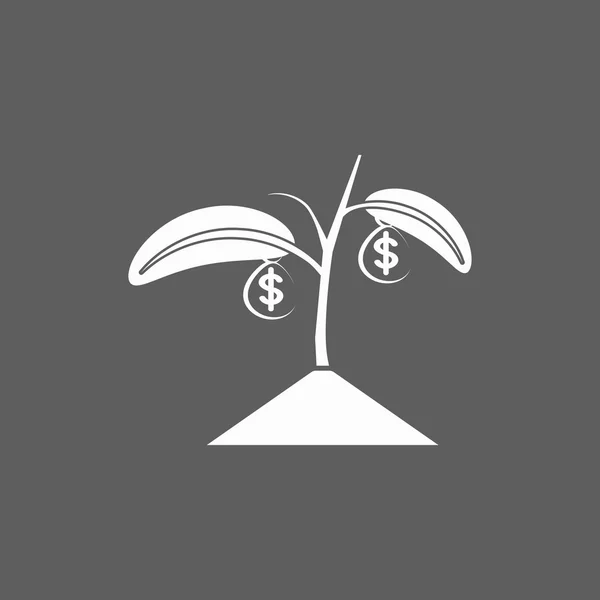 Money grow icon — Stock Vector