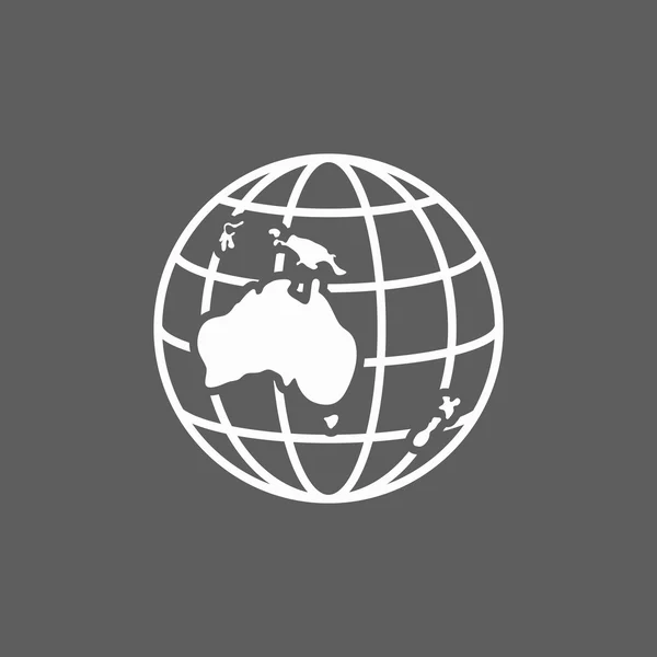 Oceania continent icon — Stock Vector