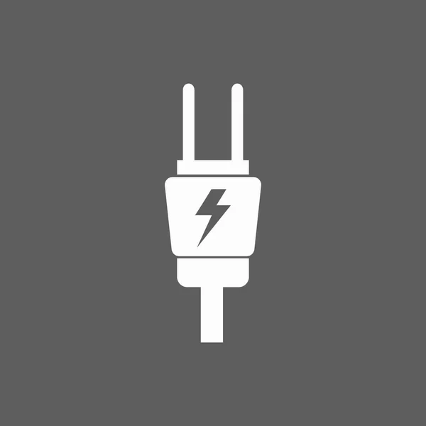 Elektrische stekker pictogram — Stockvector