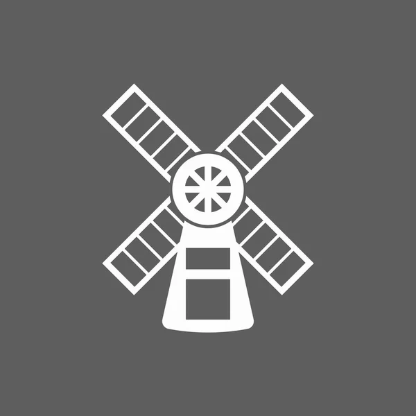 Windmolen pictogram — Stockvector
