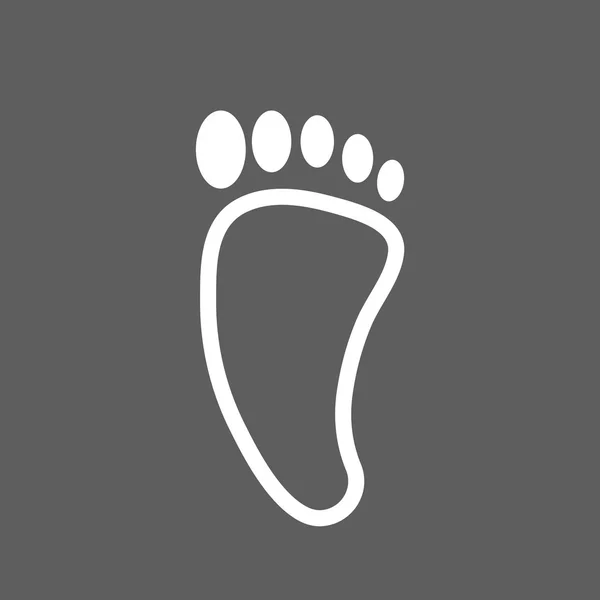 Footprint icon — Stock Vector