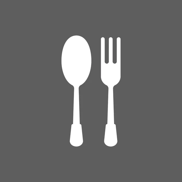 Spoon fork icon — Stock Vector