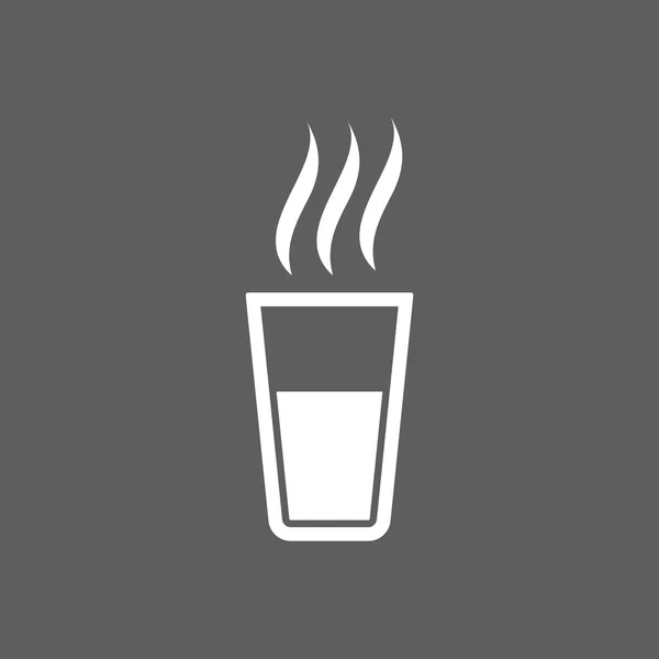 Horký nápoj ikona — Stockový vektor
