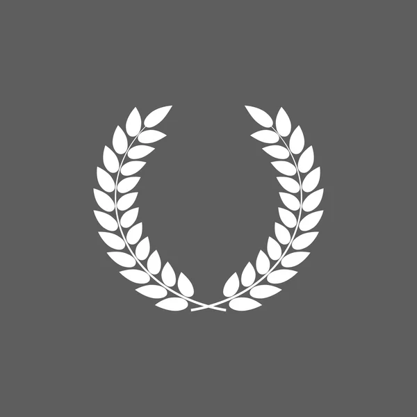Laurel corona icono — Vector de stock