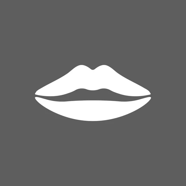 Lippen pictogram — Stockvector