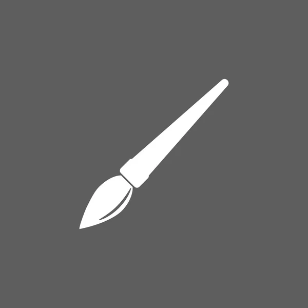 Penseel pictogram — Stockvector