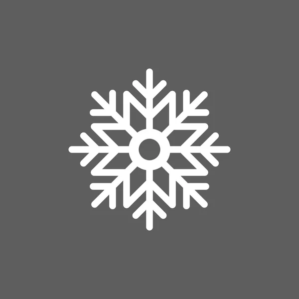 Εικονίδιο νιφάδα χιονιού — Διανυσματικό Αρχείο