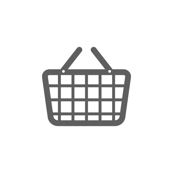 Icono de cesta de compra — Vector de stock