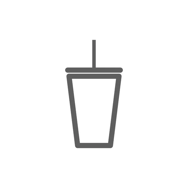 Koud drankje pictogram — Stockvector