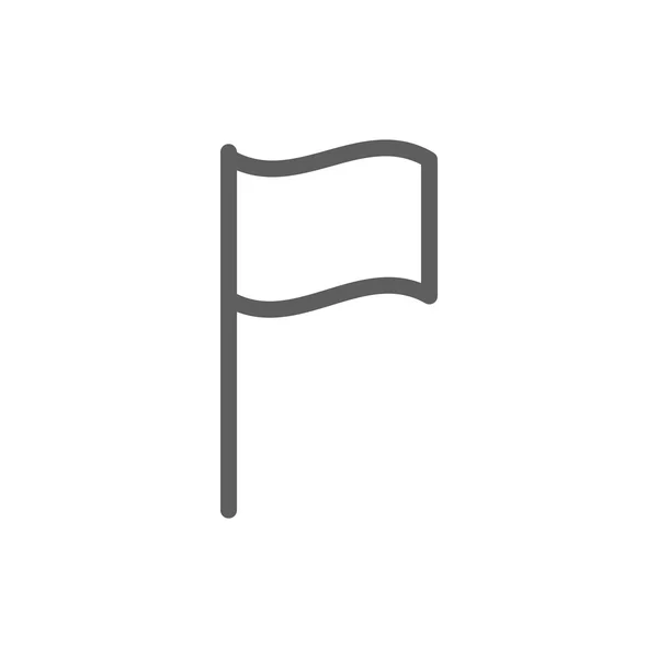 Vlag, pictogram — Stockvector