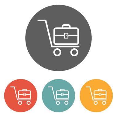 Bagaj arabası simgesini