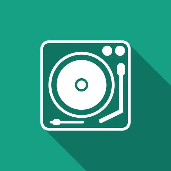 Turntable icon — Stock Vector