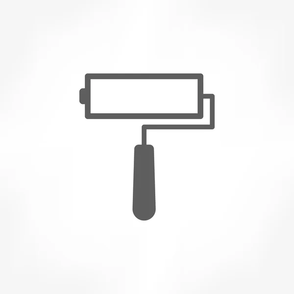 Roller brush icon — Stock Vector
