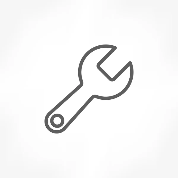 Wrench icon — Stock Vector