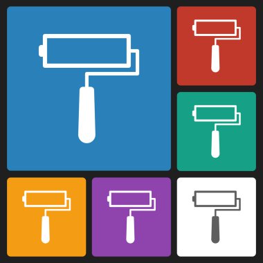 rulo fırça simgesini