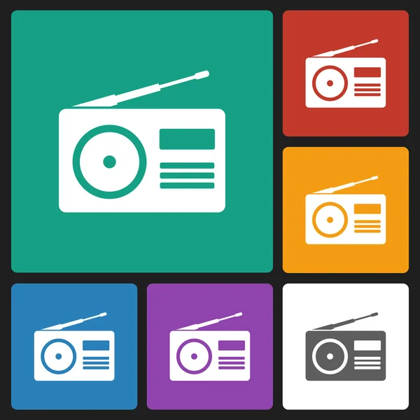 Radio icon — Stock Vector