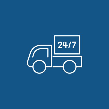 Nakliye 24 Saat simgesi