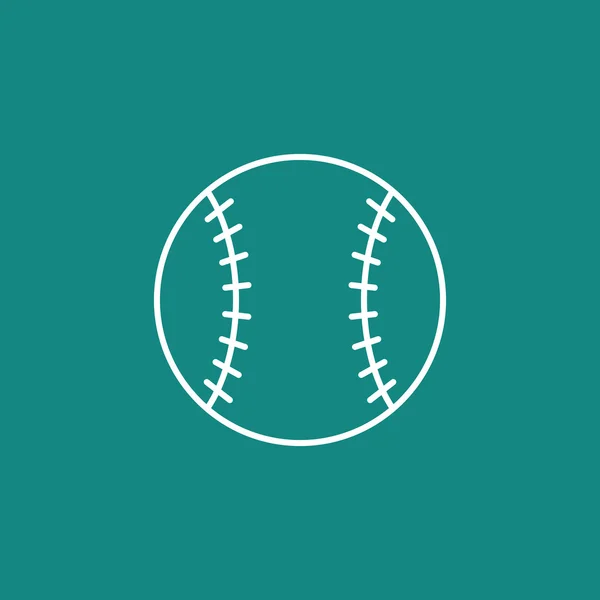 Ícone de beisebol — Vetor de Stock