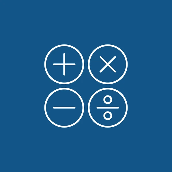 Icono de cálculo — Archivo Imágenes Vectoriales