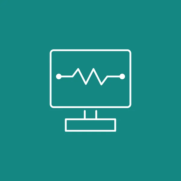 Ícone do cardiograma —  Vetores de Stock