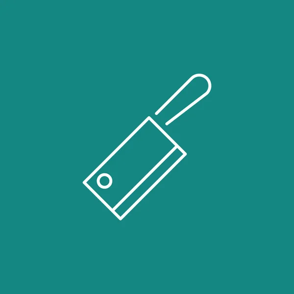 Picar icono cuchillo — Vector de stock