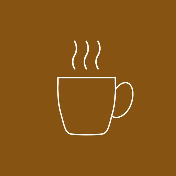 Koffiecup Icoon — Stockvector