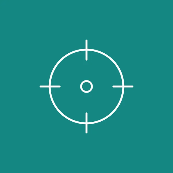 Crosshairs icon — Stock Vector