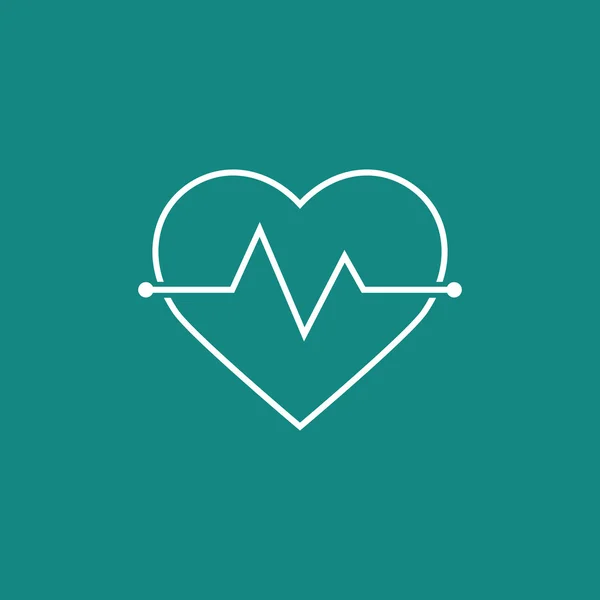 Cardiogram pictogram — Stockvector